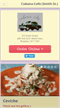 Mobile Screenshot of cubanacafecarrollgardens.com